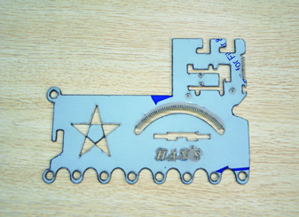 Metal cutting sample
