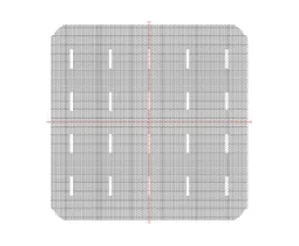 Laser groove pattern